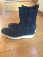 【ユニセックス】ブラックスエードブーツ