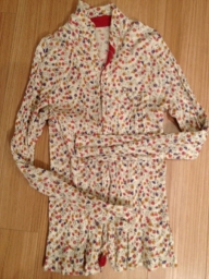  特殊素材シャツ(小花柄)/TSUMORI CHISATO