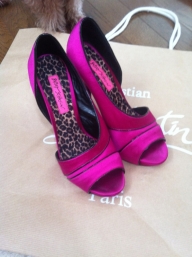 Betsey Johnson オープントゥパンプス/PINK