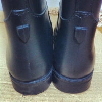★DAFNA・黒レインブーツ★
