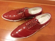 United Arrows エナメルスニーカー