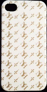 NOHEROES iPhoneケース4/4S用　モノグラム　ホワイト