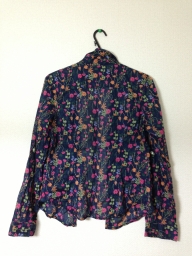 【OLD NAVY, US】 花柄くしゃくしゃシャツ