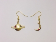 惑星と月 ピアス